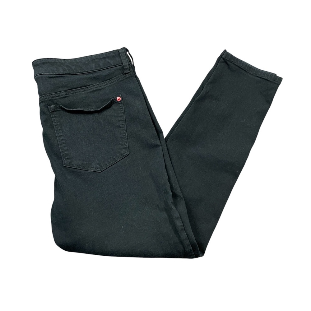 SPANX 32 Zip Fly 5 Pocket Skinny Navy Cotton Blend‎ Pants